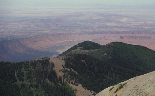 Another view down into Castle Valley.  Note Porcupine Rim